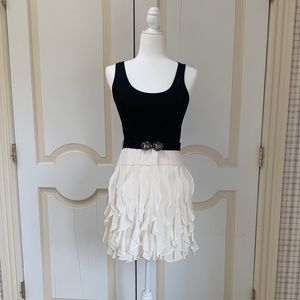 BCBGMaxazria Cocktail Dress with Jewel Belt